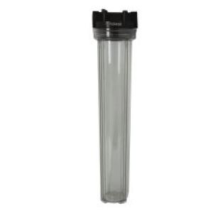 Portafiltro para cartuchos transparente 2.5X20